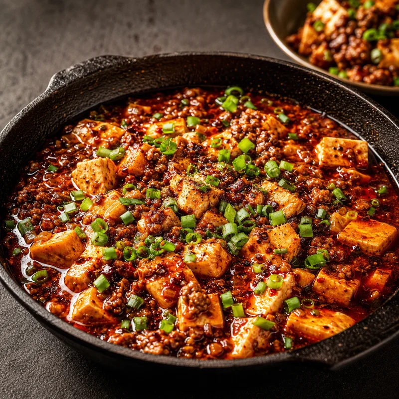 Sichuan Mapo Tofu with Ground Pork