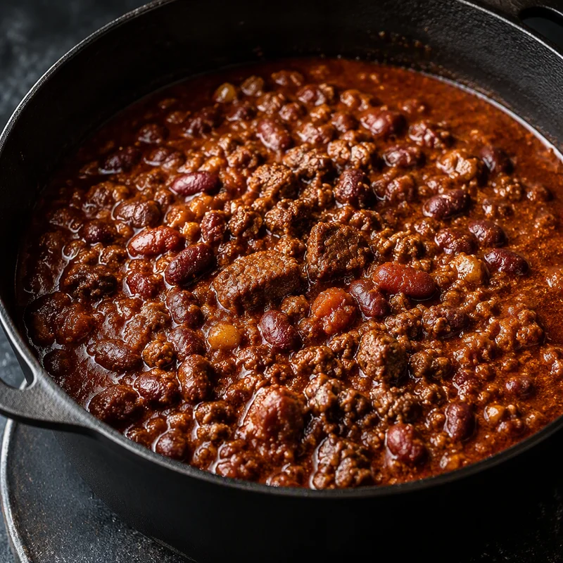 Dutch Oven Campfire Chili