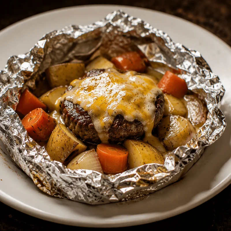 Campfire Hobo Dinner Foil Packets