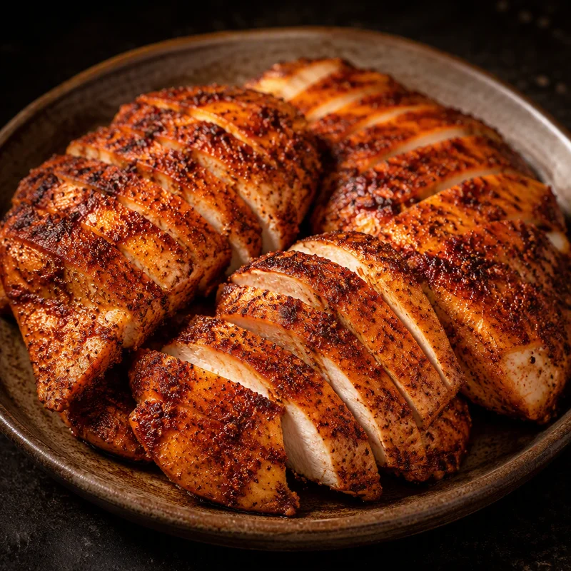 Air Fryer Chicken Breast with Smoky Spice Rub