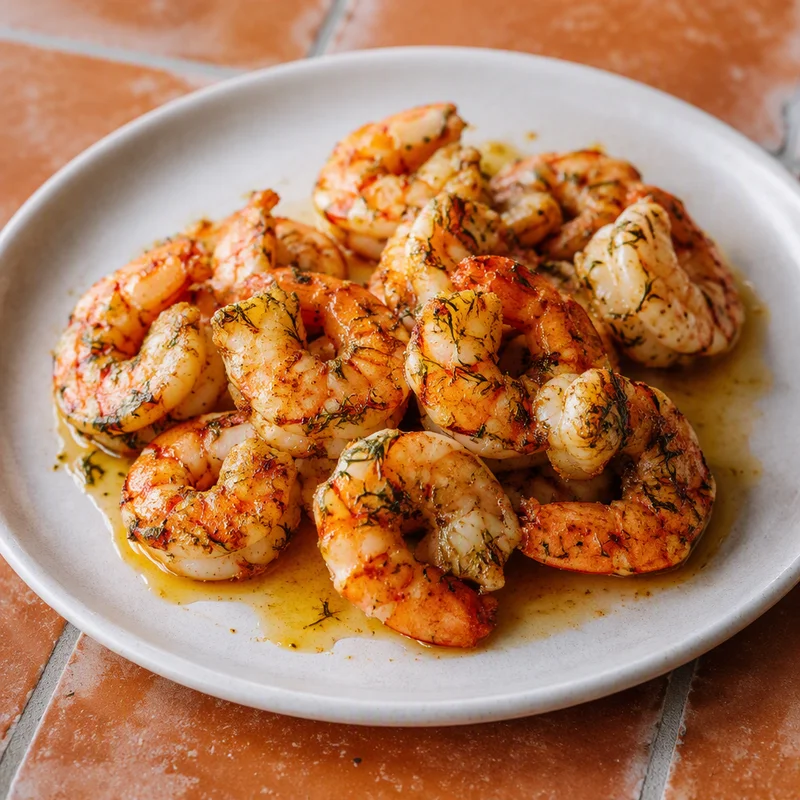 Air Fryer Lemon-Dill Shrimp