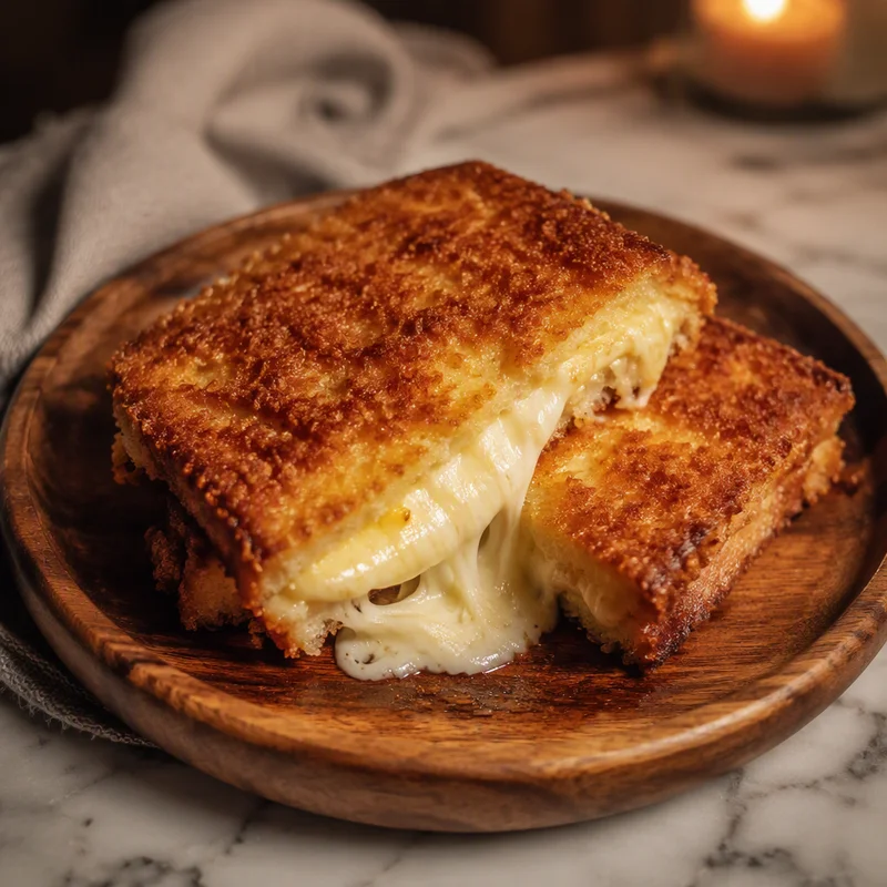 Mozzarella in Carrozza — Crispy Fried Mozzarella Sandwiches