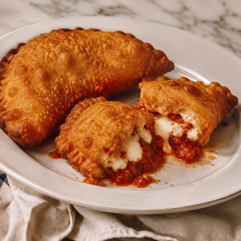 Deep-Fried Mozzarella Panzerotti