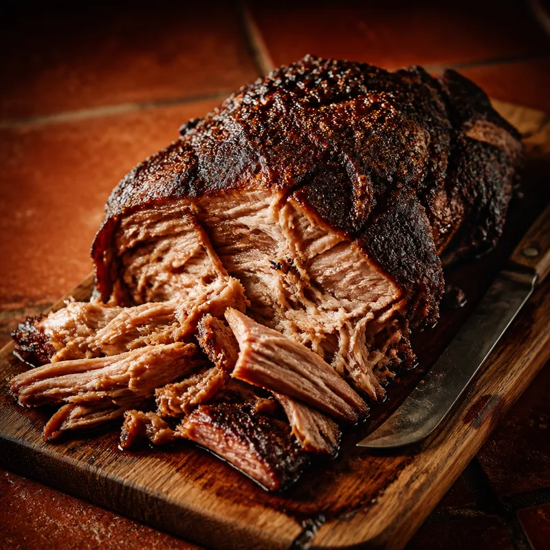 Smoked Porchetta-Style Pork Shoulder with Fennel & Rosemary