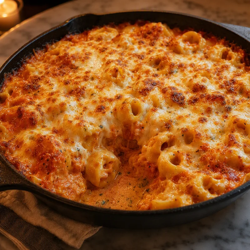 Cheesy Tortellini Skillet Bake