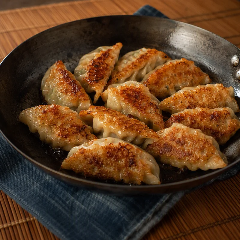 Freezer-Batch Pork and Napa Cabbage Potstickers