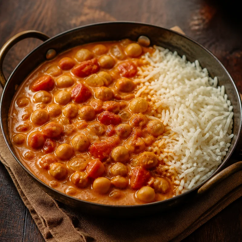 One-Pot Campfire Coconut Chickpea Curry