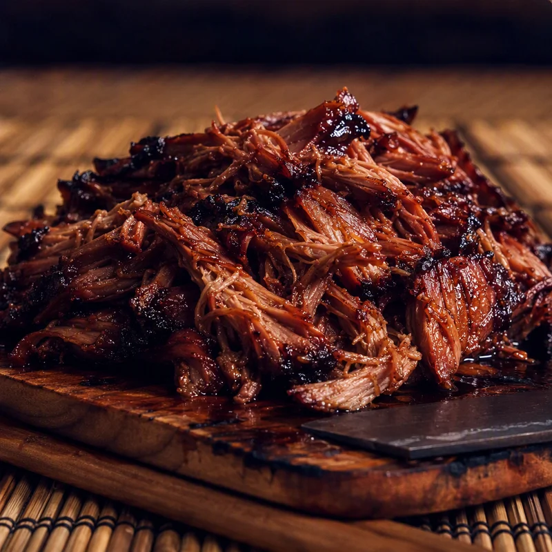 Cherry-Smoked Shoyu Pulled Pork