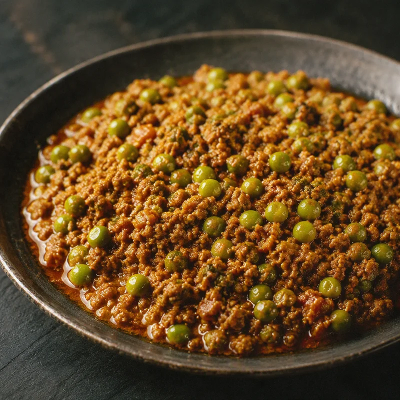 Pressure Cooker Kheema Matar — Spiced Ground Beef with Peas