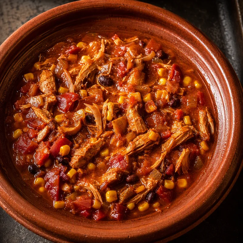 Freezer-Friendly Smoky BBQ Chicken and Corn Stew
