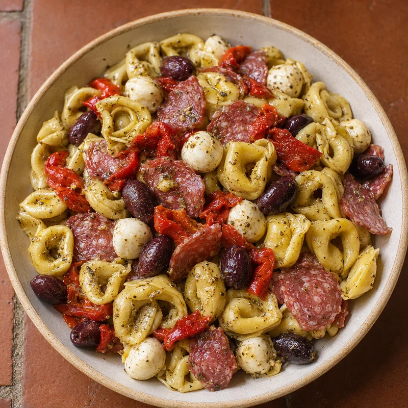 Marinated Tortellini Antipasto Salad