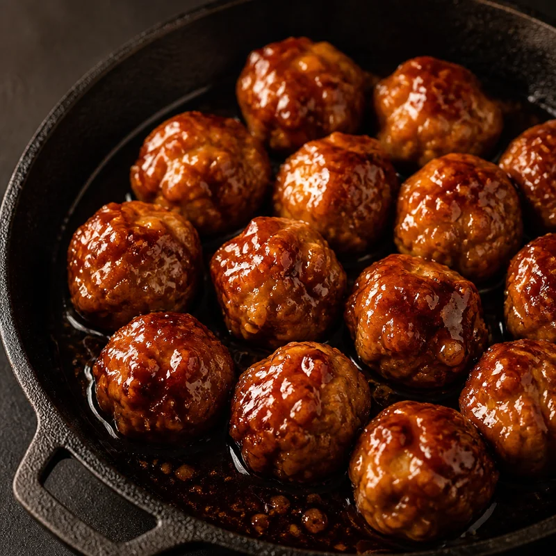 Sticky Honey-Soy Chicken Meatballs