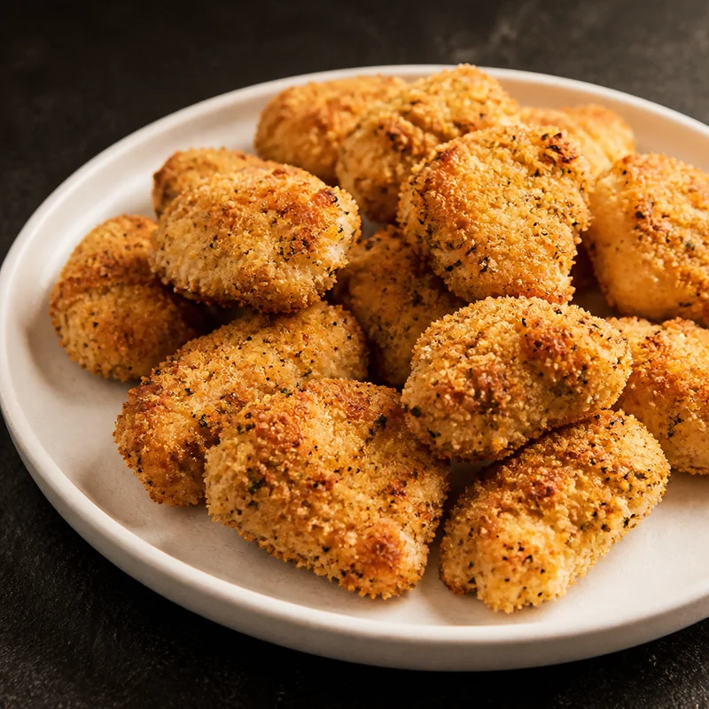 Crispy Baked Parmesan Chicken Nuggets