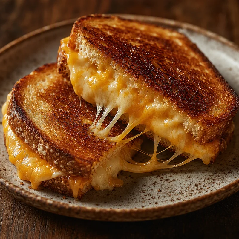 Golden Skillet Grilled Cheese