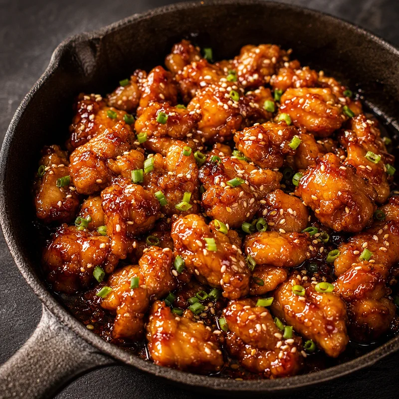 Sticky Honey Sesame Chicken Bites
