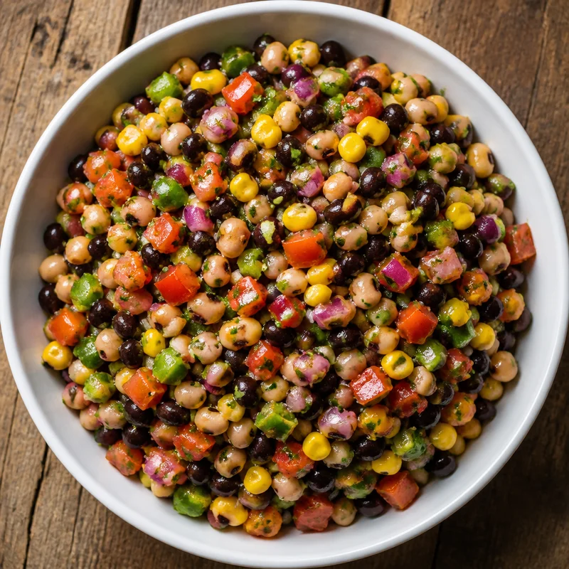 Cowboy Caviar Bean and Corn Salad