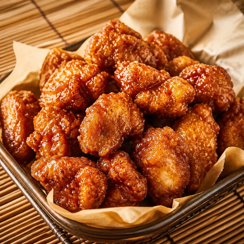 Air Fryer Crispy Ginger-Soy Chicken Karaage
