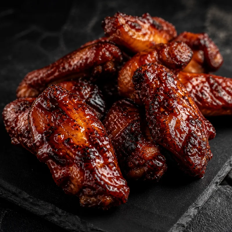 Apple-Smoked Teriyaki Chicken Wings