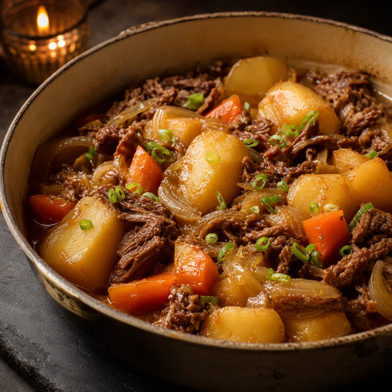 Slow Cooker Japanese Beef and Potato Stew