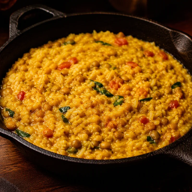 One-Pot Campfire Rice and Lentil Khichdi