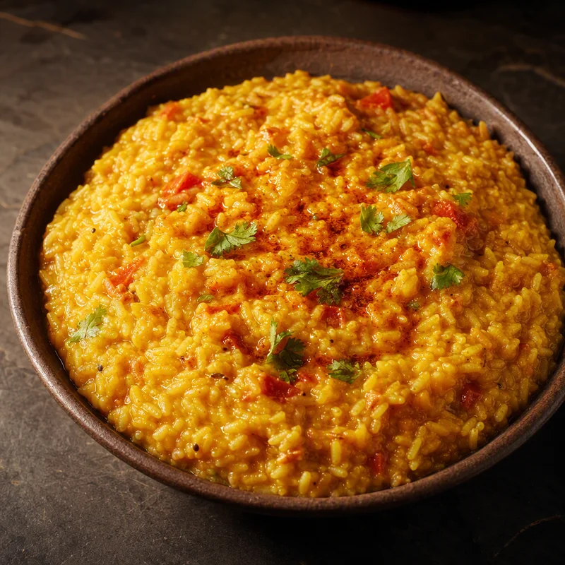 Campfire Masala Khichdi with Spiced Rice and Lentils