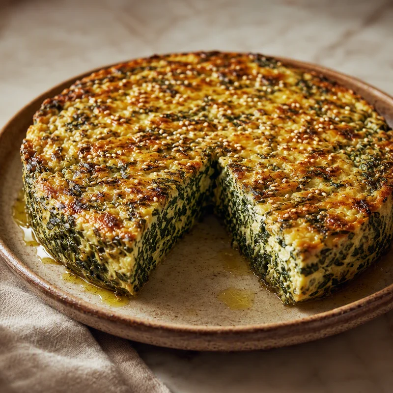 Crustless Spanakopita Pie