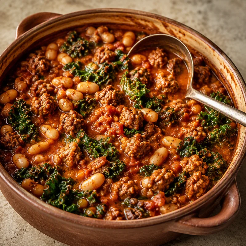 Freezer-Batch Italian Sausage and White Bean Ragù