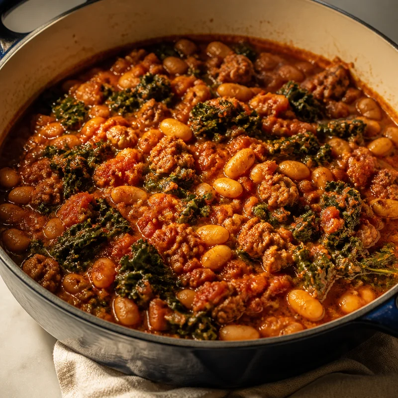 Make-Ahead Italian Sausage and White Bean Ragu