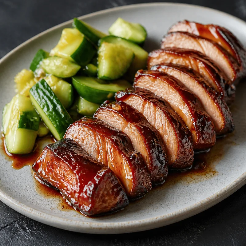 Sticky Five-Spice Char Siu Pork Tenderloin