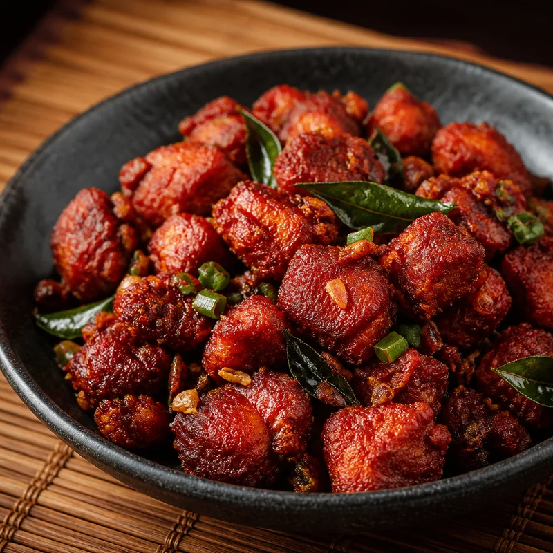 Crispy Chilli-Garlic Chicken 65 Bites