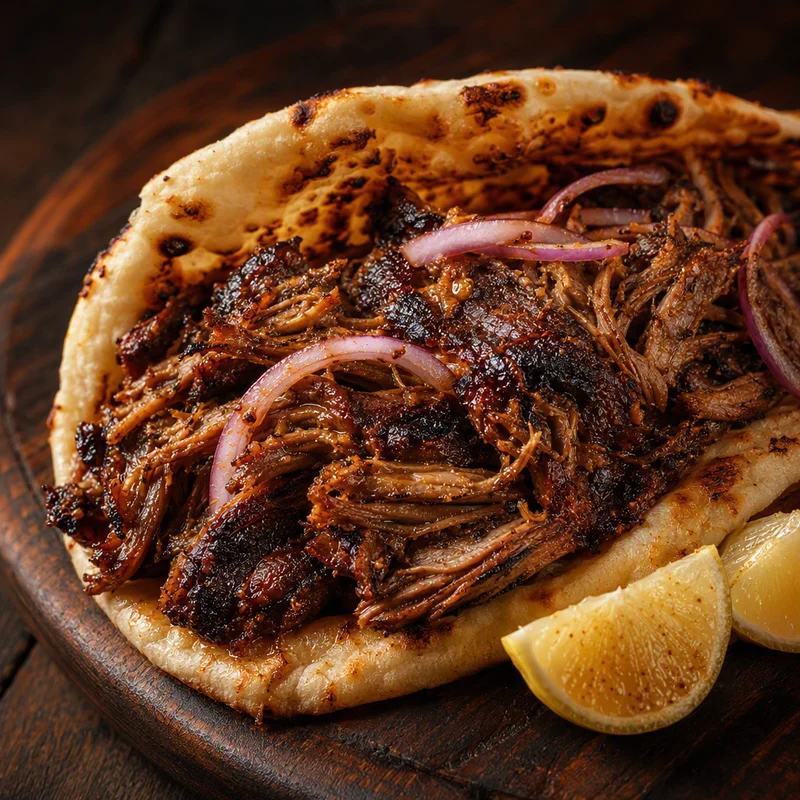 Cherry-Smoked Masala Pulled Lamb