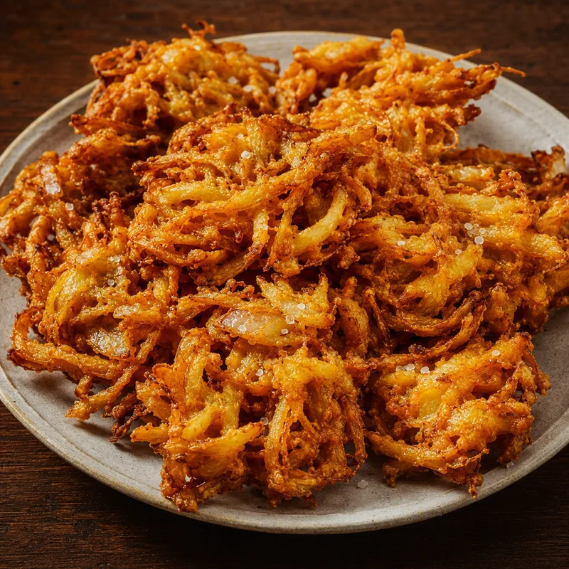 Crispy Onion & Potato Pakoras