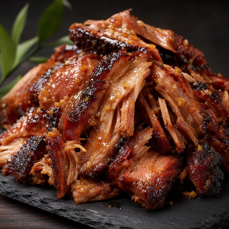 Cherry-Smoked Miso Pulled Pork