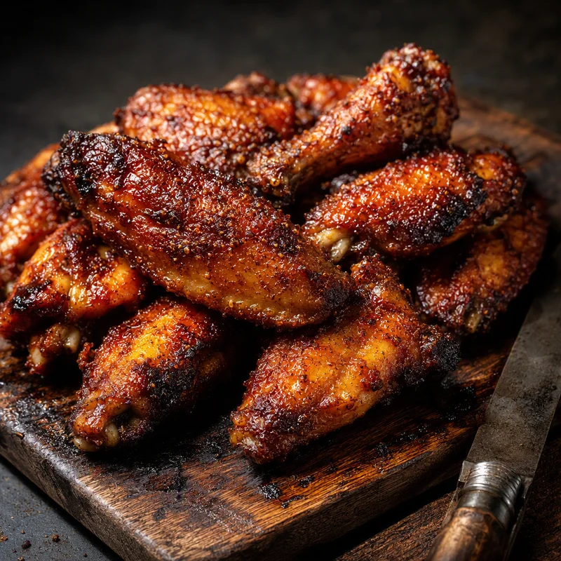 Crispy Smoked Chicken Wings