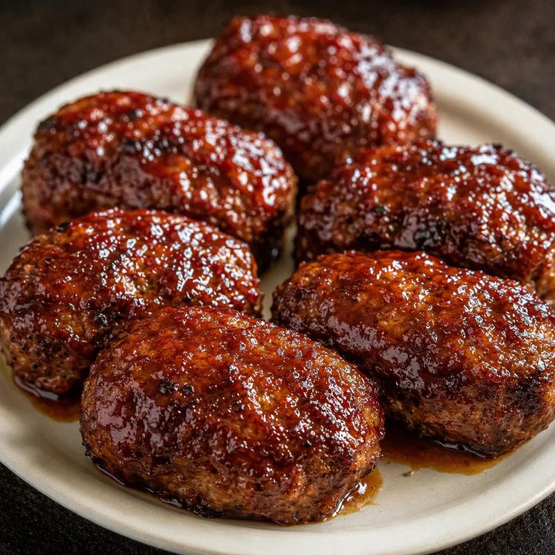 Freezer-Friendly BBQ Glazed Mini Meatloaves