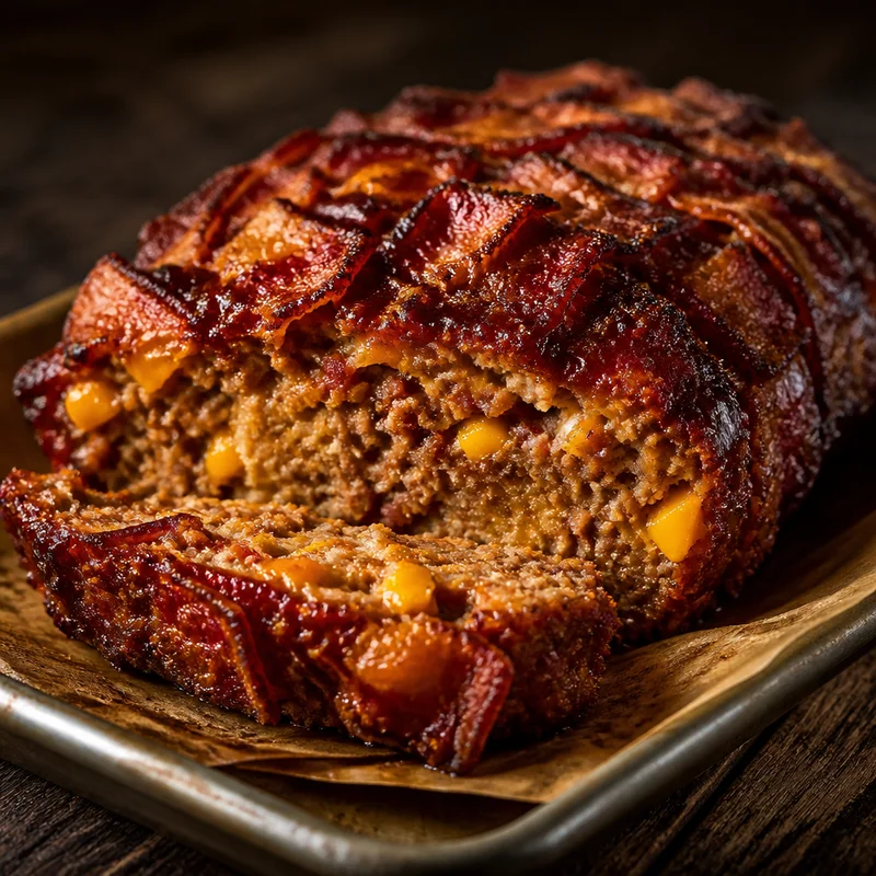 Smoked Bacon-Cheddar Meatloaf