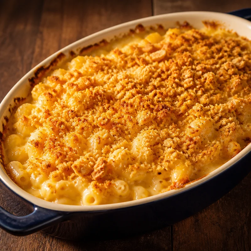 Buttery Cracker-Topped Baked Mac and Cheese