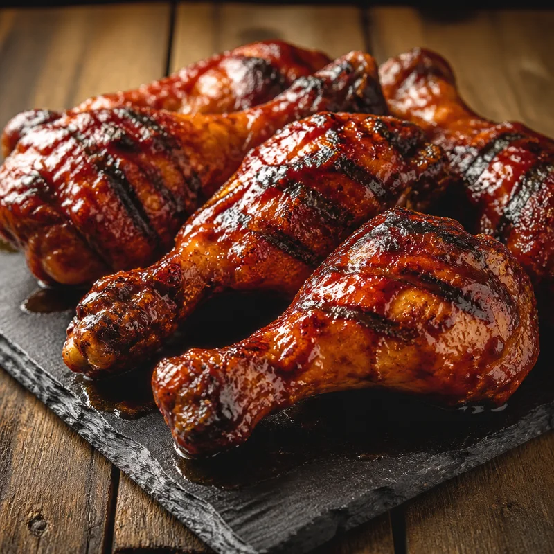 Sticky Brown Sugar BBQ Baked Drumsticks