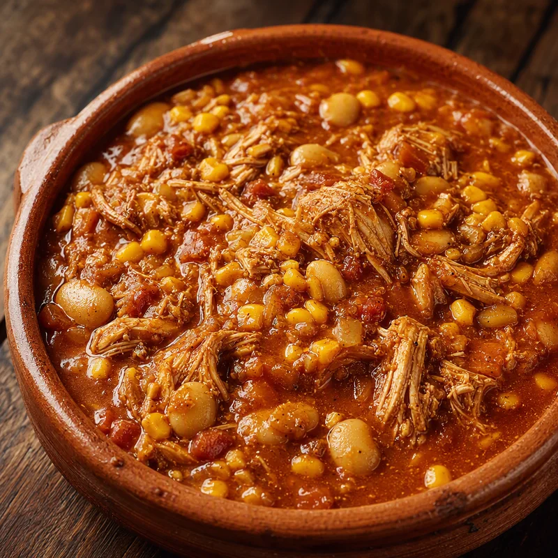 Make-Ahead Pulled Chicken Brunswick Stew