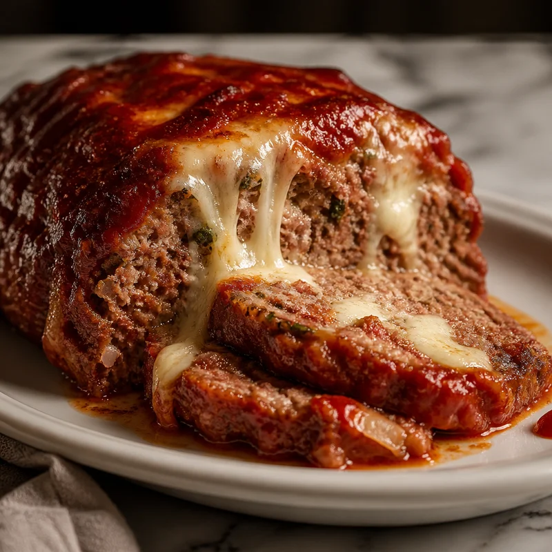 Cherry-Smoked Italian Meatloaf with Melty Mozzarella