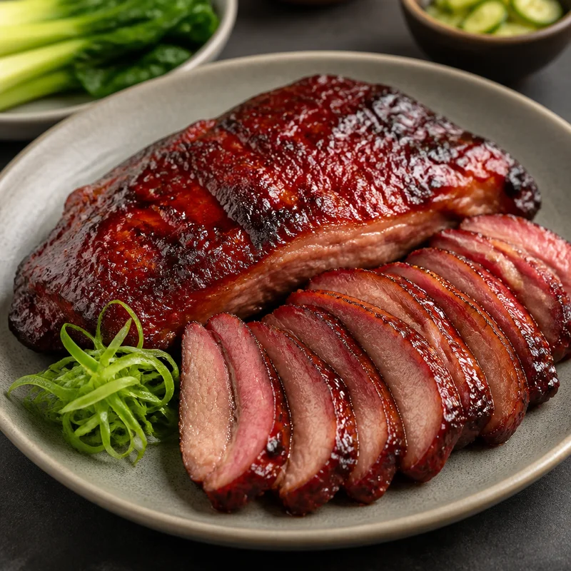 Cherry-Smoked Char Siu Pork Shoulder