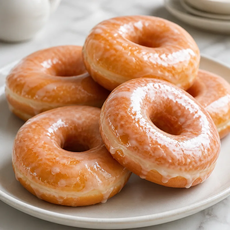 Melt-in-Your-Mouth Glazed Raised Doughnuts