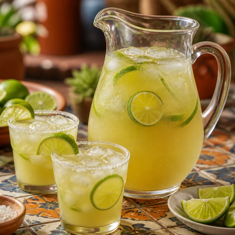 Fresh-Lime Beer Margarita Pitcher