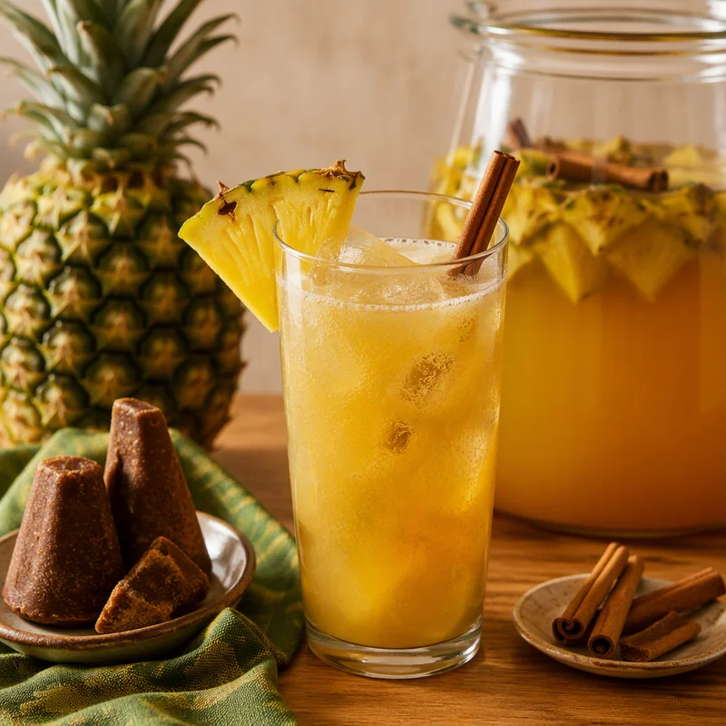 Two-Day Pineapple Tepache with Piloncillo and Canela