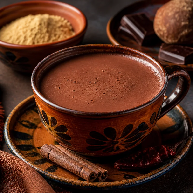 Spiced Masa Drinking Chocolate