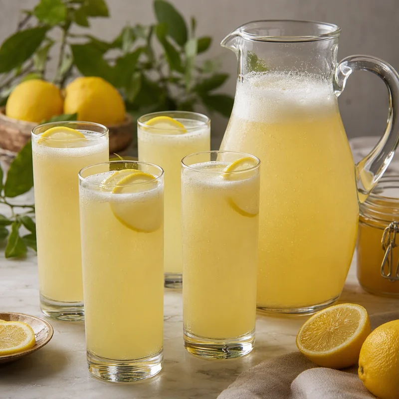 Cloudy Lemon Shandy with Oleo-Saccharum Lemonade