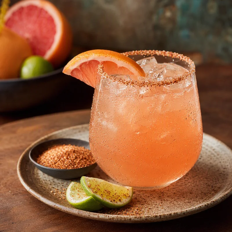 Fresh-Squeezed Paloma with Chile-Lime Salt