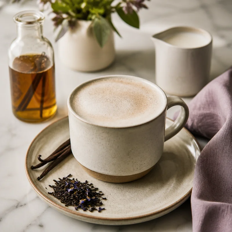 Café-Style London Fog with Real Vanilla Bean Syrup