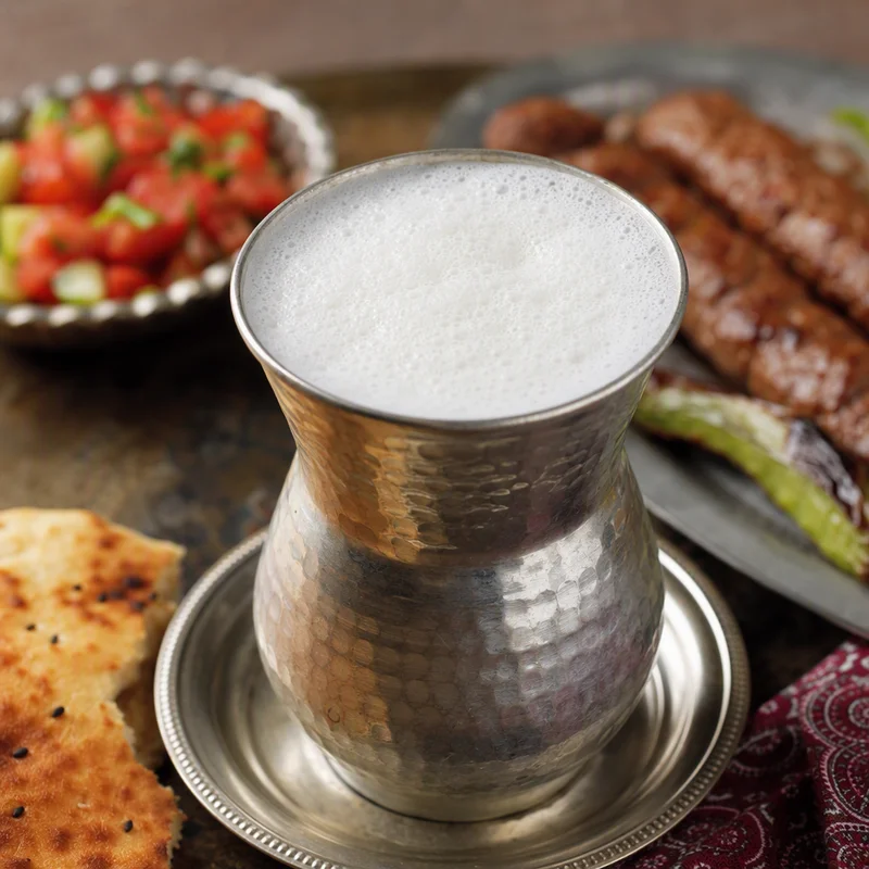 Frothy Salted Yogurt Drink (Ayran)