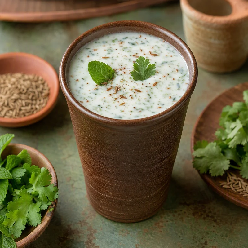 Salted Cumin Lassi (Chaas)